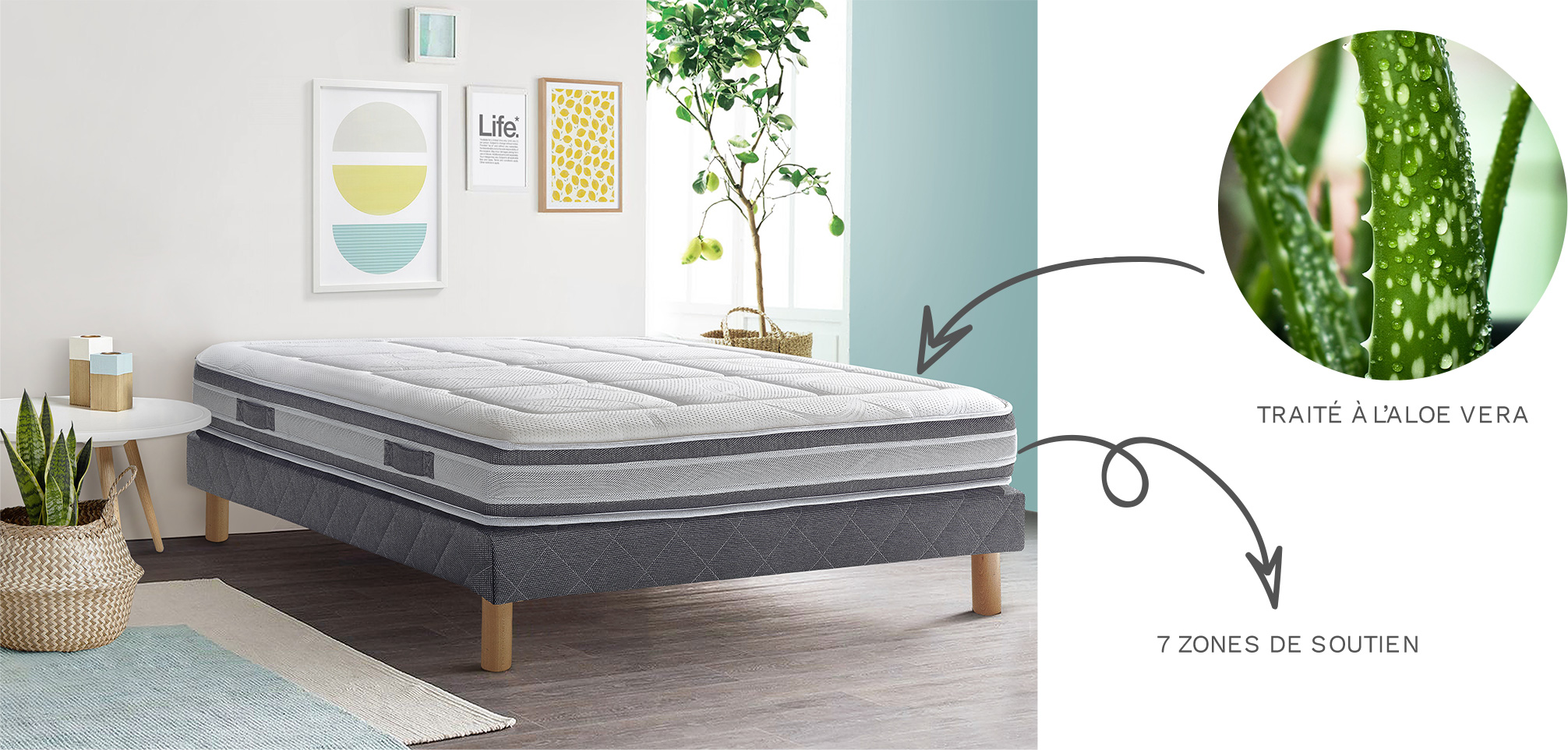 guide achat matelas en latex Accalmi Confortissimo