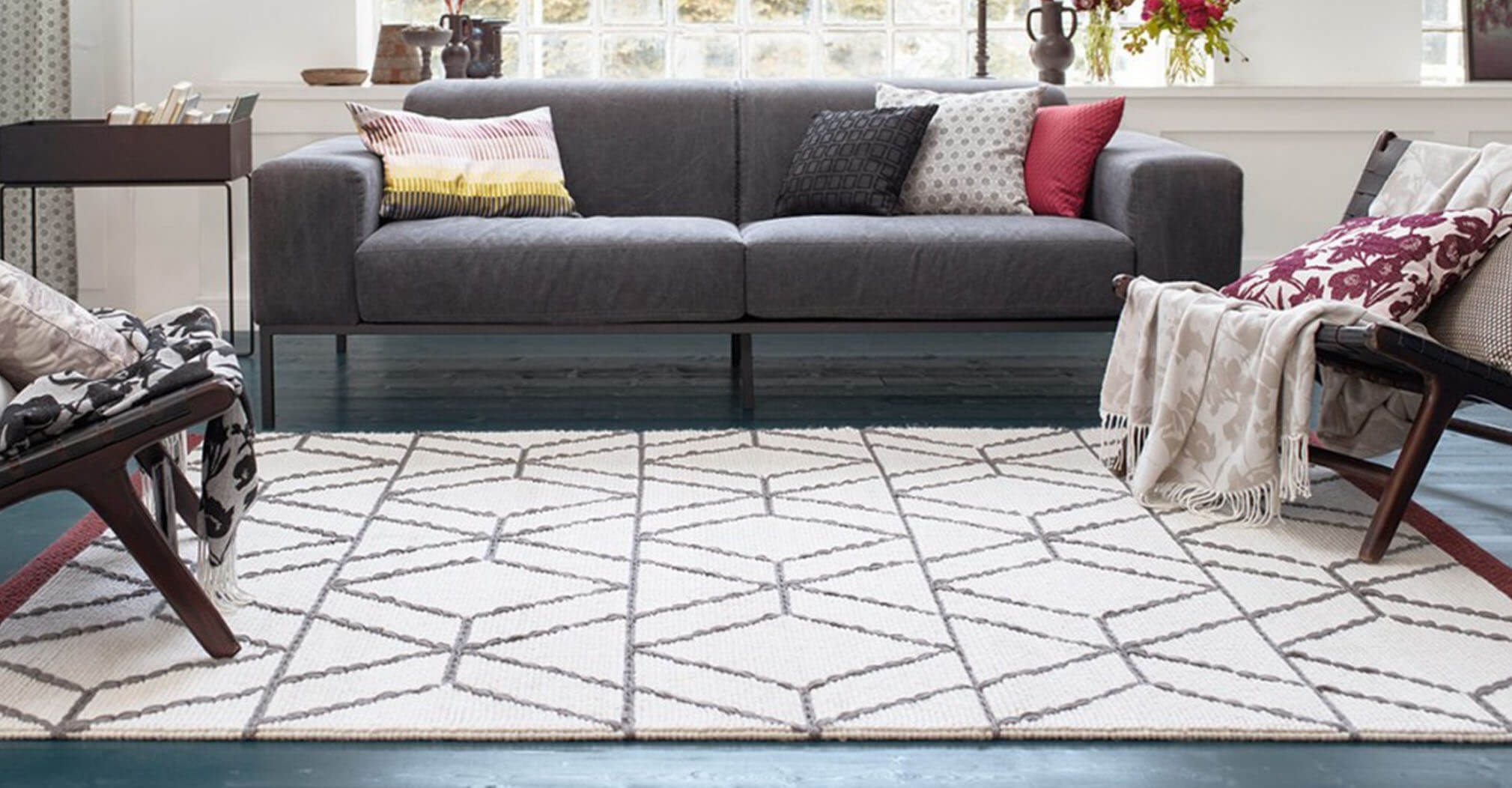 guide achat choisir son tapis scandinave Hexagon ESPRIT HOME