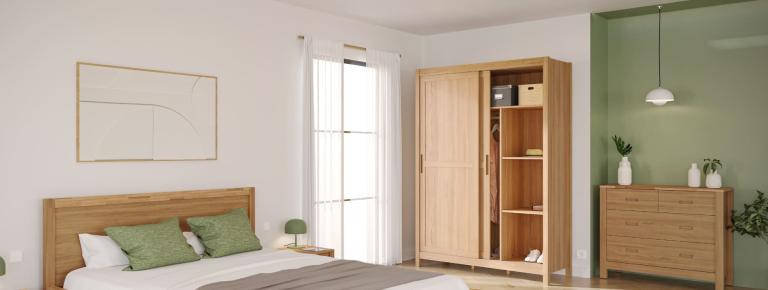 Armoire portes coulissantes en bois | Blog Camif