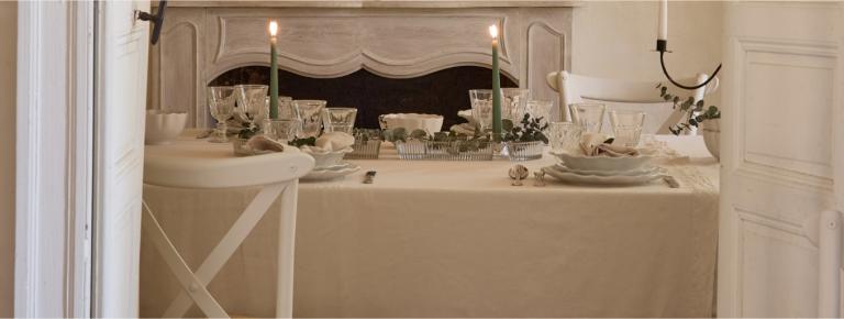 Table de Noël blanche Tradition douce | Blog Camif