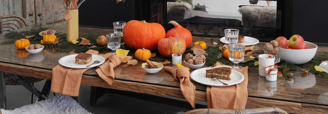 Table automne inspiration déco