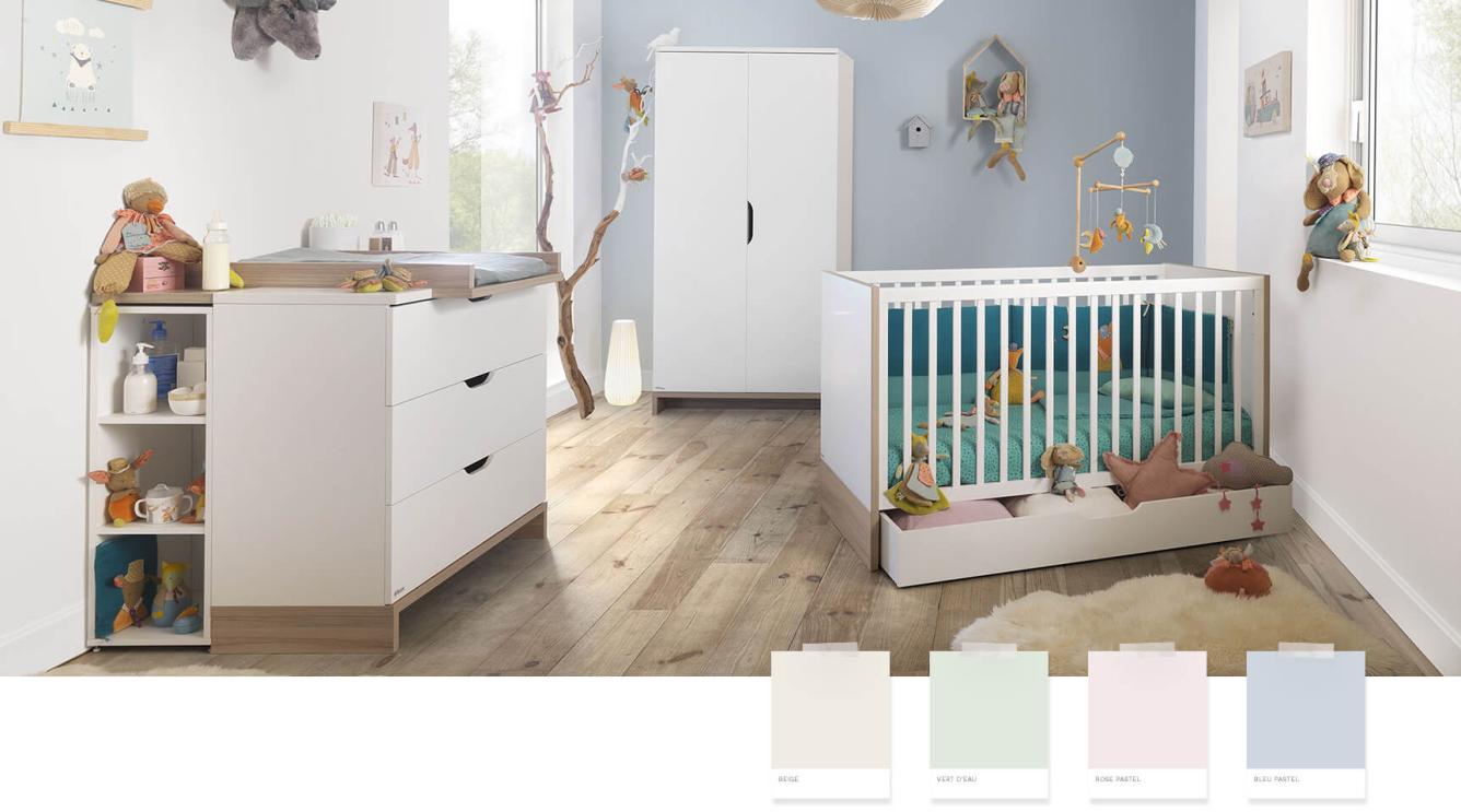 Guide achat comment choisir la couleur pour la chambre de bébé | Camif