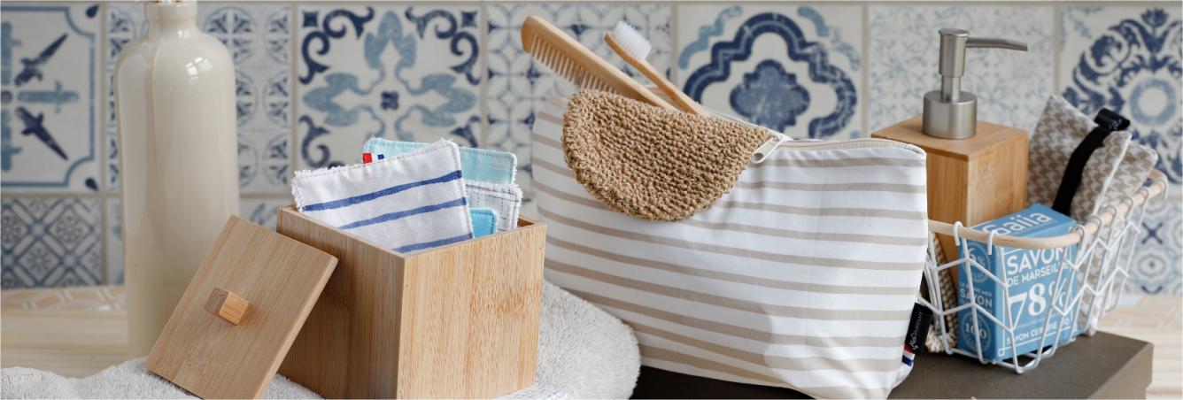 Accessoires zéro déchet en tissu upcyclé | Camif