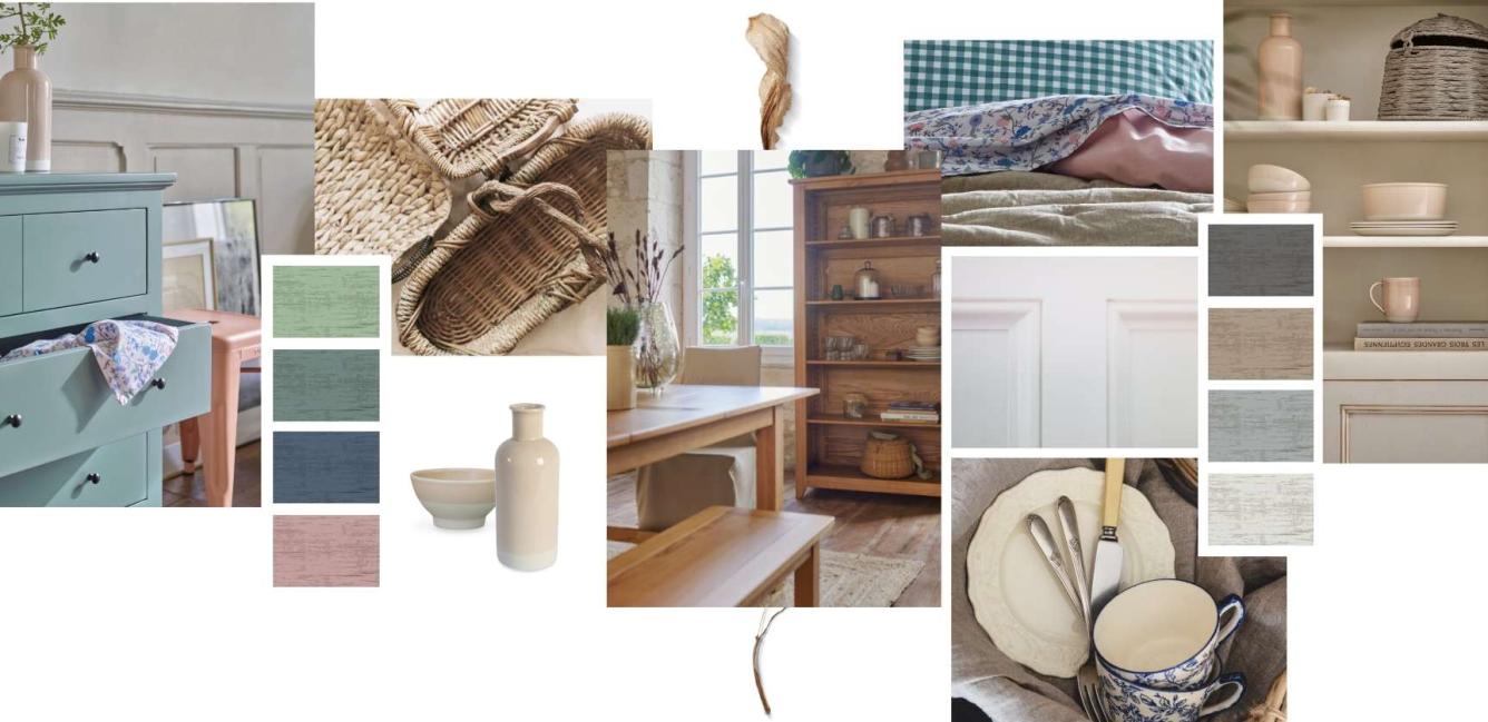 Mood Board maison style campagne