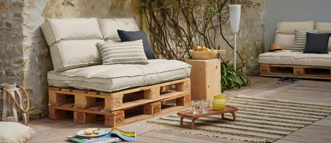 Comment fabriquer un salon de jardin en palette bois ? | Blog Camif