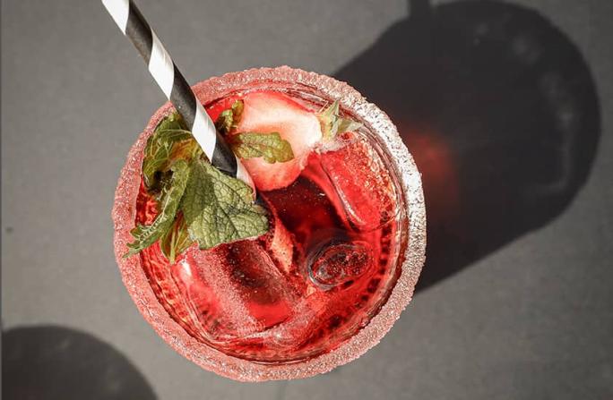 Camif cocktail fraises menthe