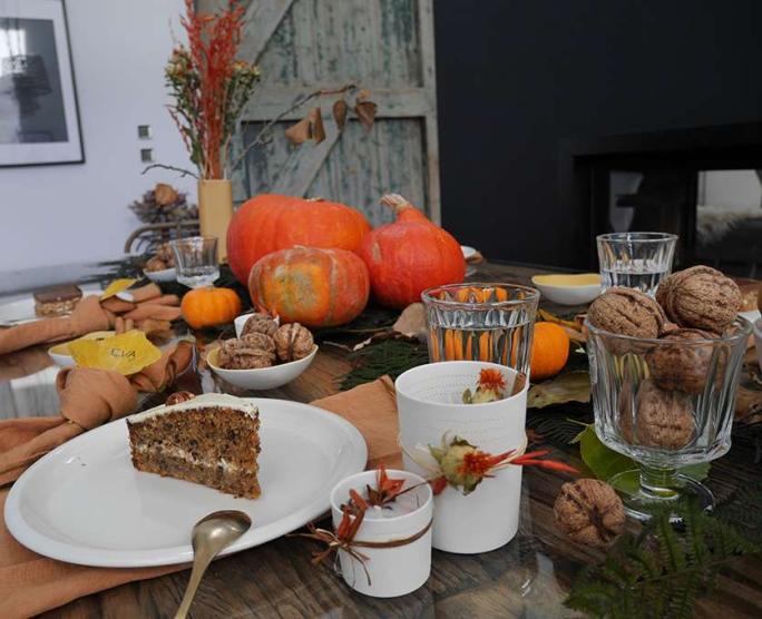 Déco automne art table