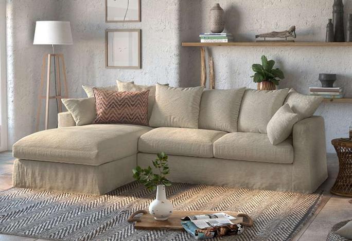 Guide d'achat pour un canapé en matière naturelle lin Moeze | Camif