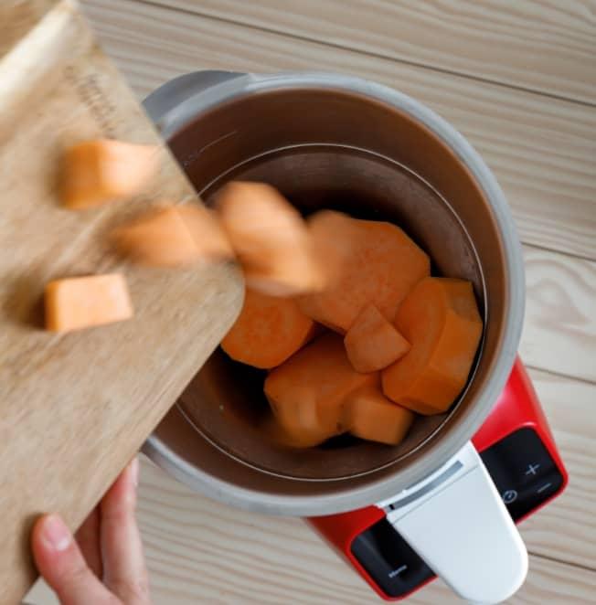 Robot blender chauffant Moulinex pour mener une diversification alimentaire locale et durable | Blog Camif