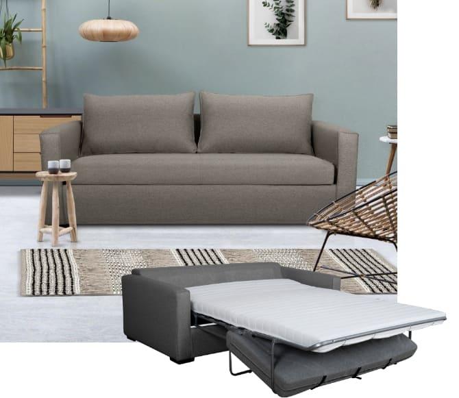 Choisir un canapé convertible gris chic | Blog Camif
