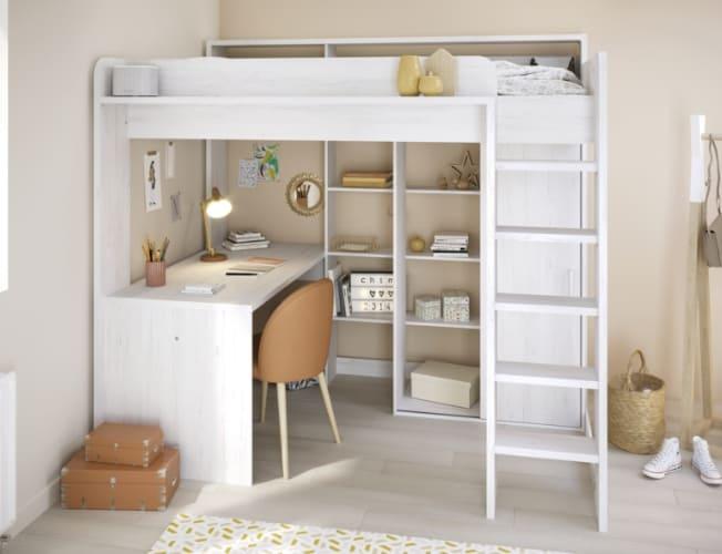 Intégrer un lit mezzanine dans un studio | Blog Camif