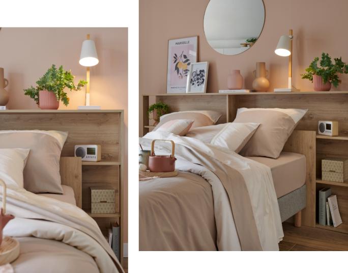 Couleur pour une chambre : les teintes rosées | Blog Camif