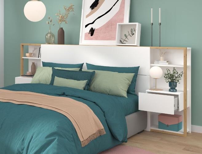 Choisir une tête de lit adaptée à la taille du lit | Blog Camif
