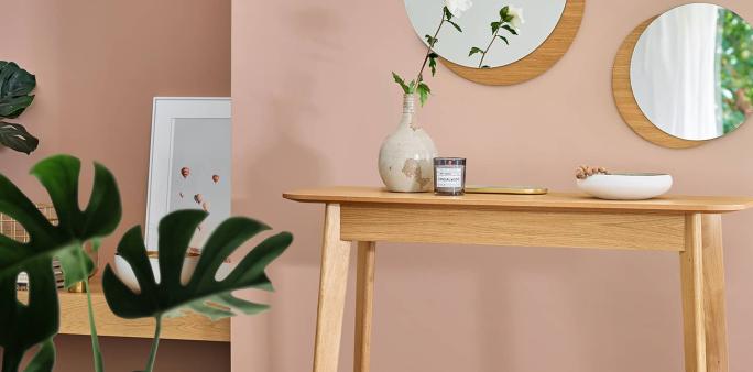 Camif meuble console bois Jardin d'hiver 