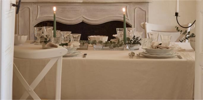 Table de Noël blanche Tradition douce | Blog Camif