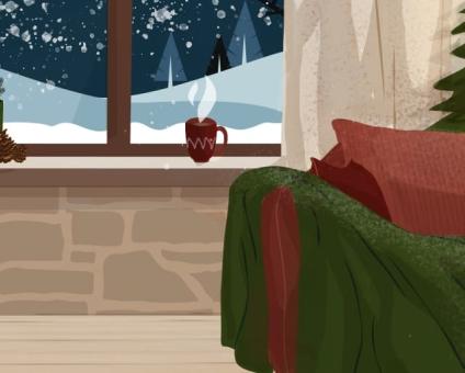 fond d'écran smartphone et ordinateur hiver | Camif
