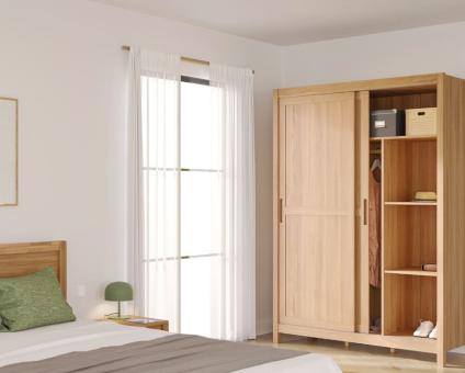 Armoire portes coulissantes en bois | Blog Camif